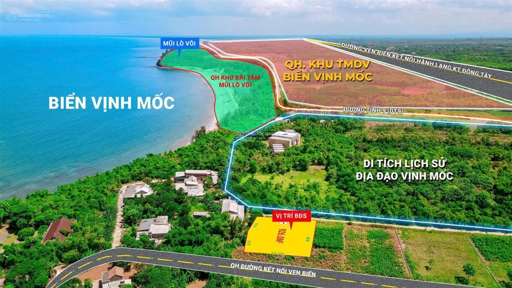 Siêu phẩm lô đất full thổ cư biển vịnh mốc gần 1000m2