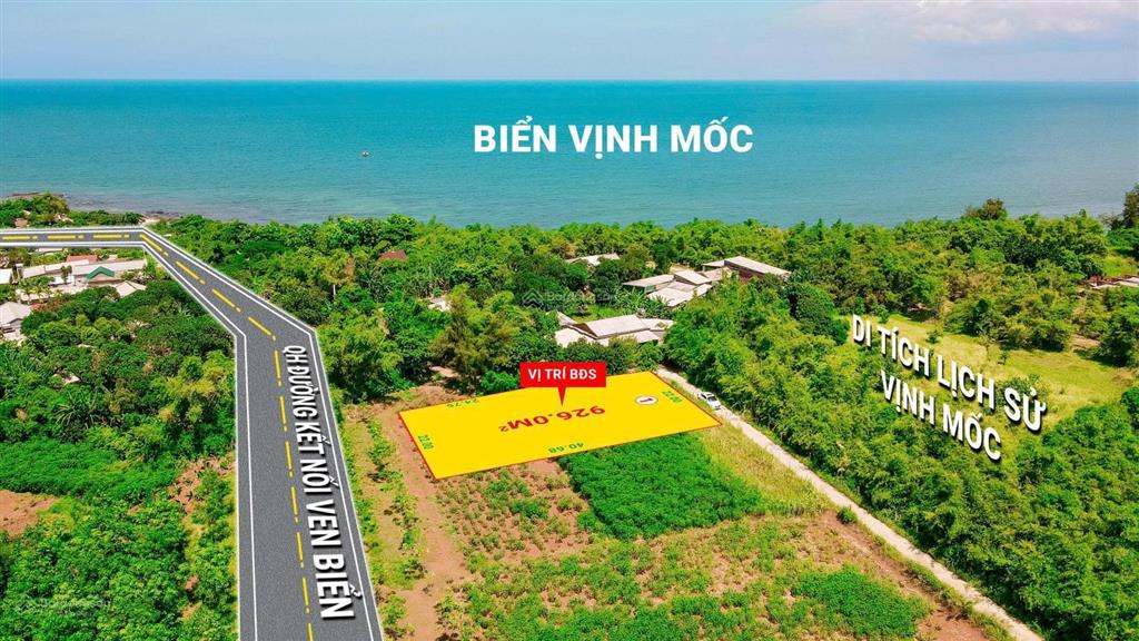 Siêu phẩm lô đất full thổ cư biển vịnh mốc gần 1000m2