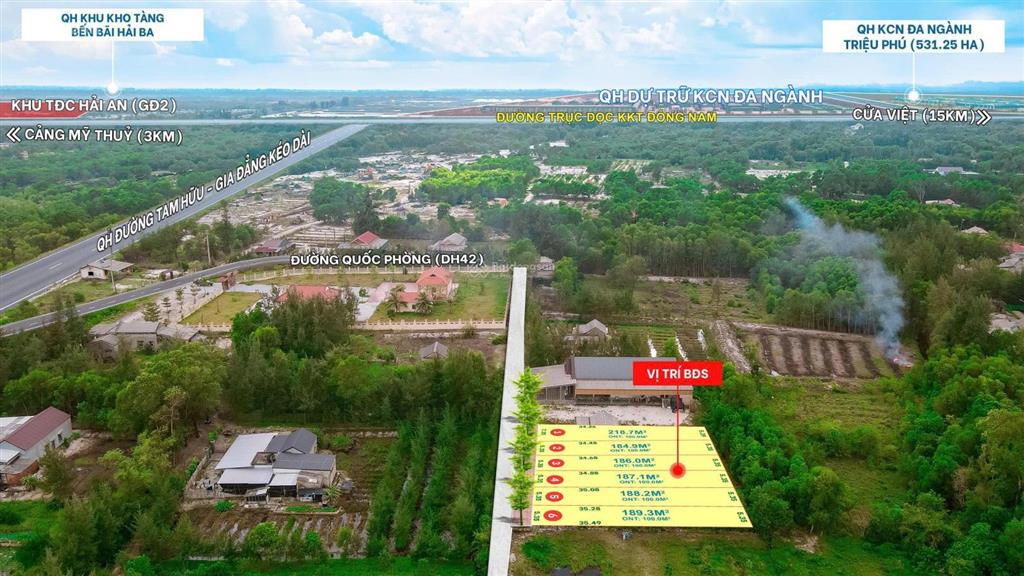 Block thổ cư f0  mặt biển triệu cơ  sát cảng qt mỹ thủy