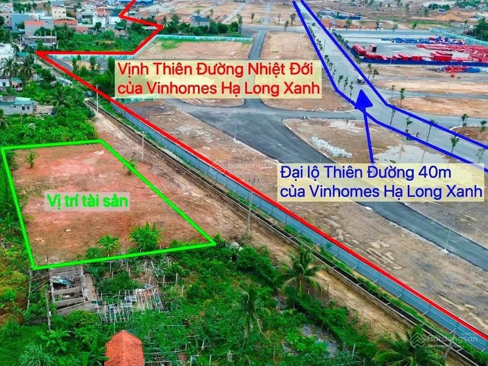 Lô đất nền 62,5m² sổ đỏ tại đại yên, phường tuần châu ngay cạnh vinhomes hạ long xanh.