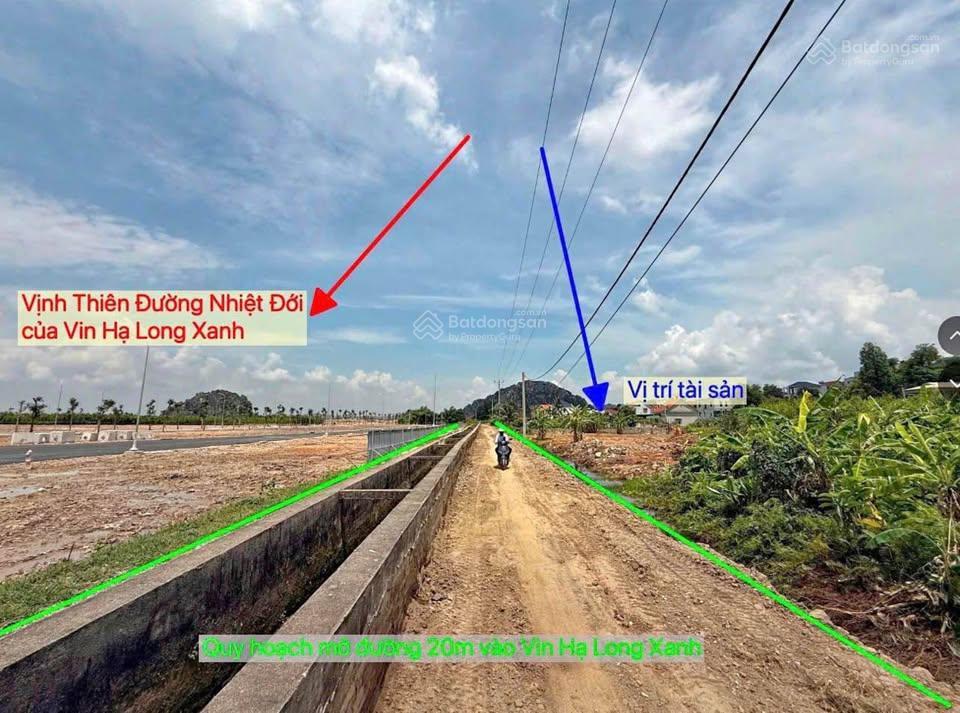 Lô đất nền 62,5m² sổ đỏ tại đại yên, phường tuần châu ngay cạnh vinhomes hạ long xanh.