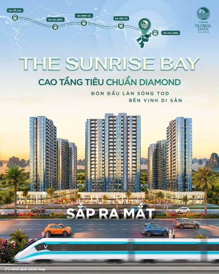 Mở bán toà 25 tầng hạng Dimond View Vịnh mặt đường QL18 trung tâm Siêu dự án Vinhomes Hạ Long Xanh.