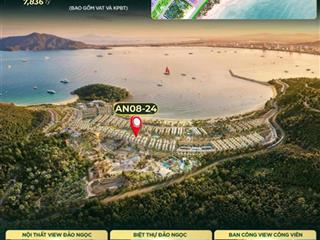 Bán nhà phố 4 tầng vinhomes hải vân bay, 7.297 tỷ, 70m2, 4pn, 4wc, view biển riêng