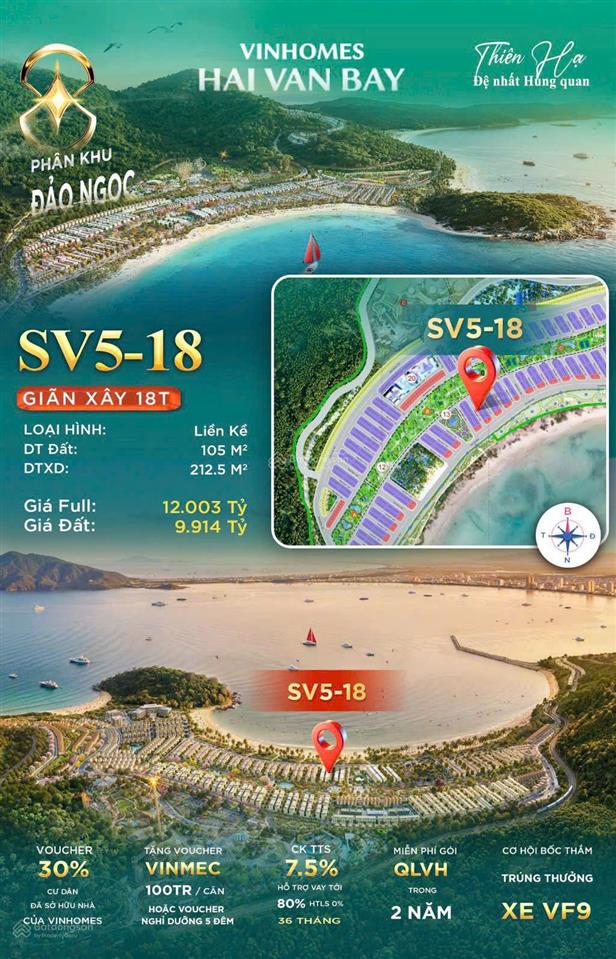 Căn sv518 căn nhà phố 4 tầng sát biển, giá tốt tại dự án đảo ngọc  vinhomes hải vân bay.