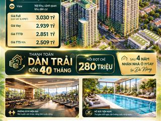 Chỉ từ 280 triệu mỗi đợt, cơ hội tích lũy tài sản tại đà nẵng! phù hợp với tích lũy tài sản