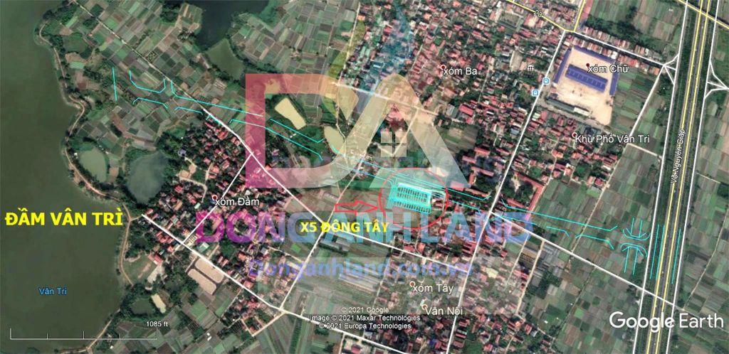 Bán đất đấu giá X5 thôn Đông Tây Vân Nội Đông Anh