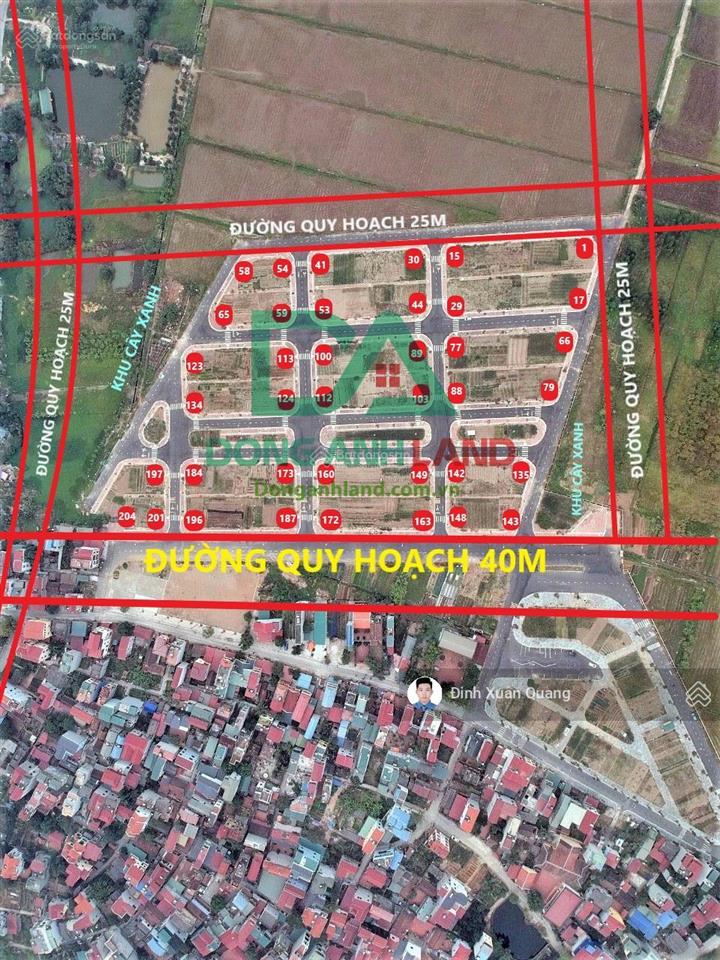 Bán đất đấu giá x1 đông hội, mai lâm, đông anh cạnh dự án vinhomes cổ loa, cầu tứ liên