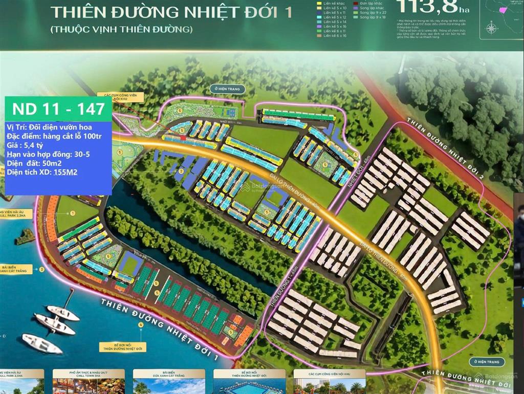 Cắt lỗ 200tr  liền kề nd 11147  50m² giá 4,1 tỷ đã vào 400tr  hạn 30/5 vào hd   0934 503 ***