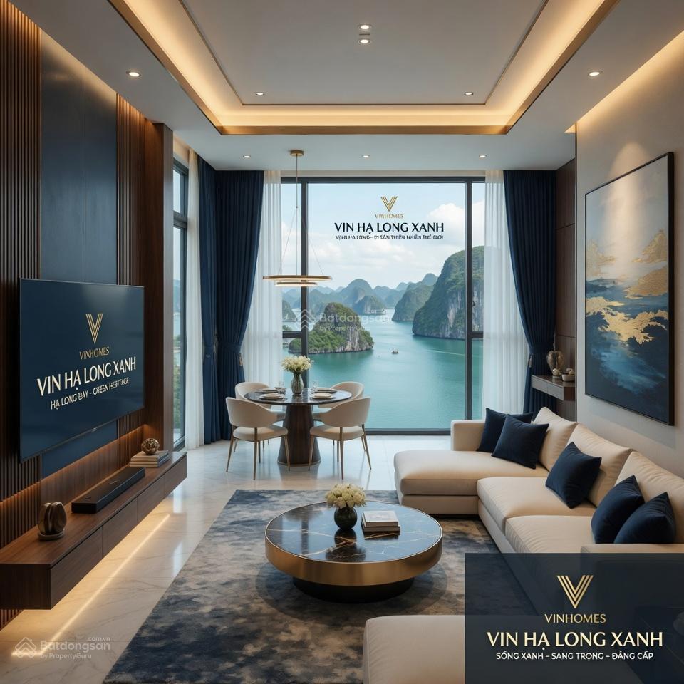 Dự kiến 1,65 tỷ/căn  mở bán đợt 1  chung cư vinhome hạ long xanh. dòng tiền cho thuê 20  30tr