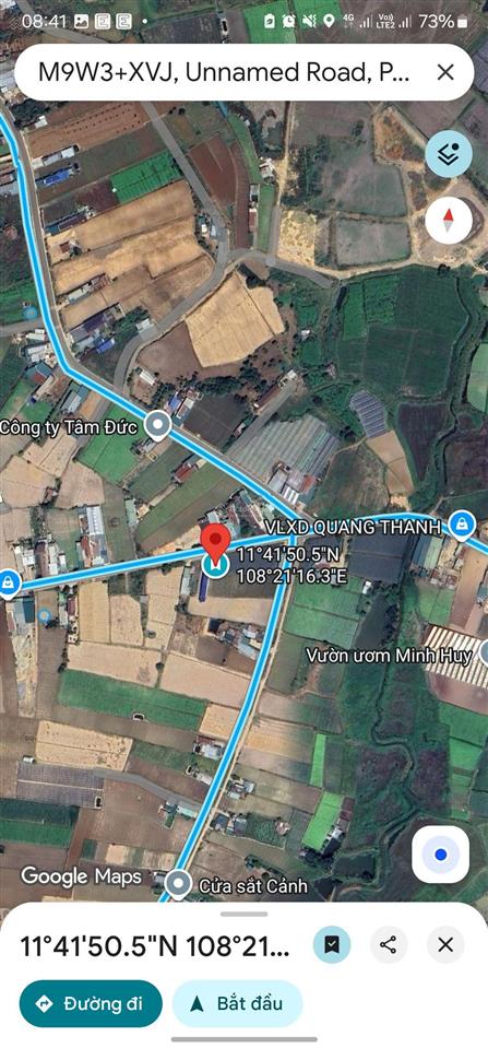 Chính chủ cần bán lô đất mặt tiền đường phú trung , phú hội ,đức trọng.(giá thiện chí nhất khu vực)