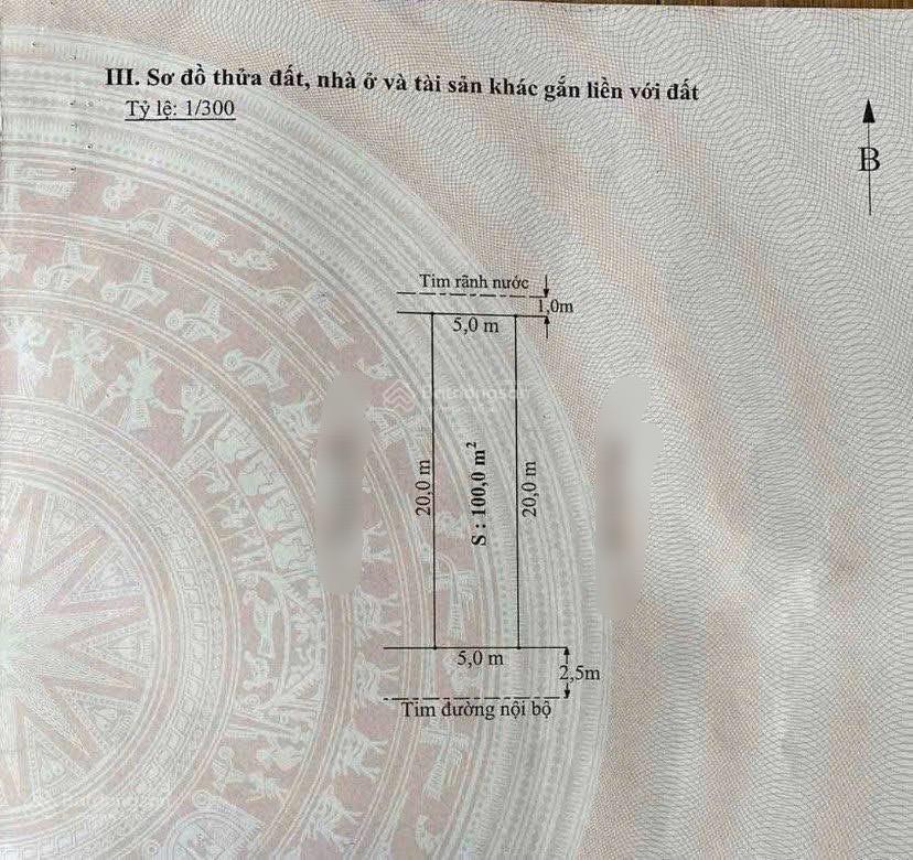 Vô địch về giá 100m² tại bãi huyện vân tra, an đồng 2 đường thông 5m.