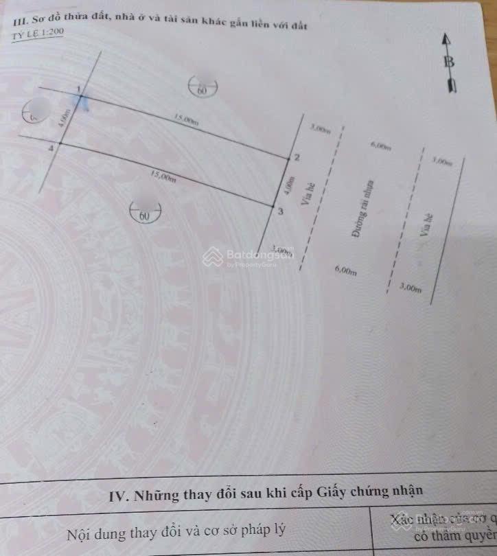 60m2 tại phân lô an trì, hùng vương, hồng bàng đường thông giá 2,79 tỷ