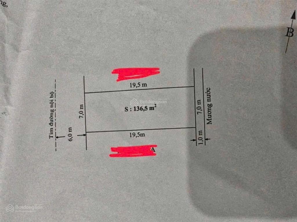 136.5m2 tại cc cách hạ, nam sơn, an dương đường thông 12m giá 3,9 tỷ