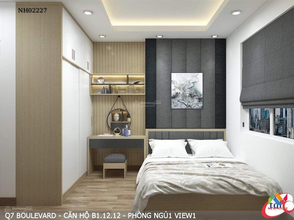 Cho thuê ch 3pn, 76m2 chỉ với 15 triệu tại q7 boulevard, nguyễn lương bằng, q7, hcm