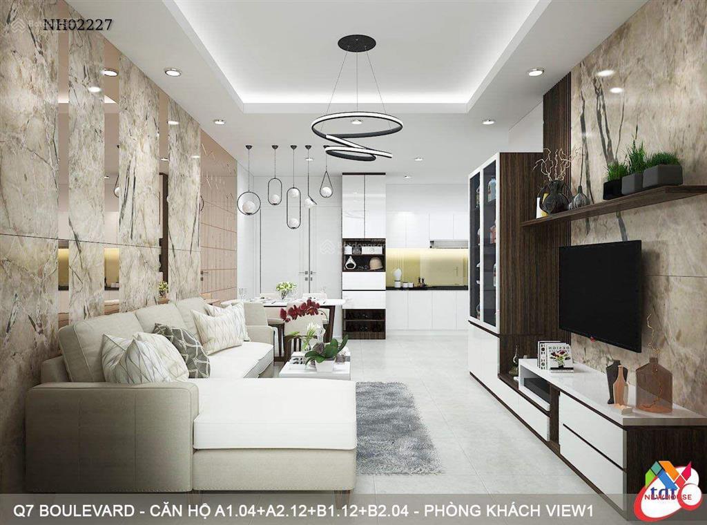 Cho thuê ch 3pn, 76m2 chỉ với 15 triệu tại q7 boulevard, nguyễn lương bằng, q7, hcm