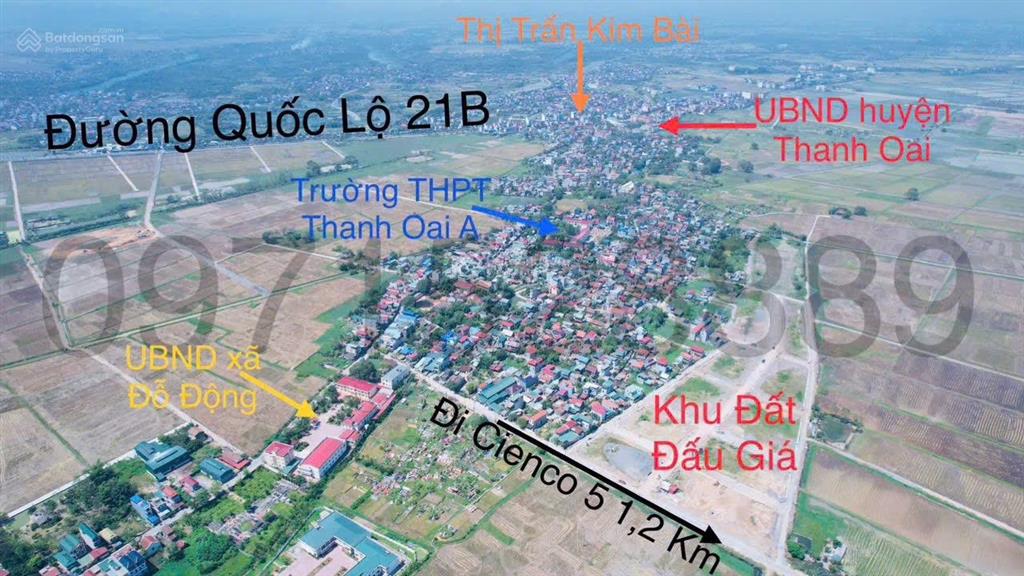 Bán đất đấu giá đỗ động thanh oai hà nội