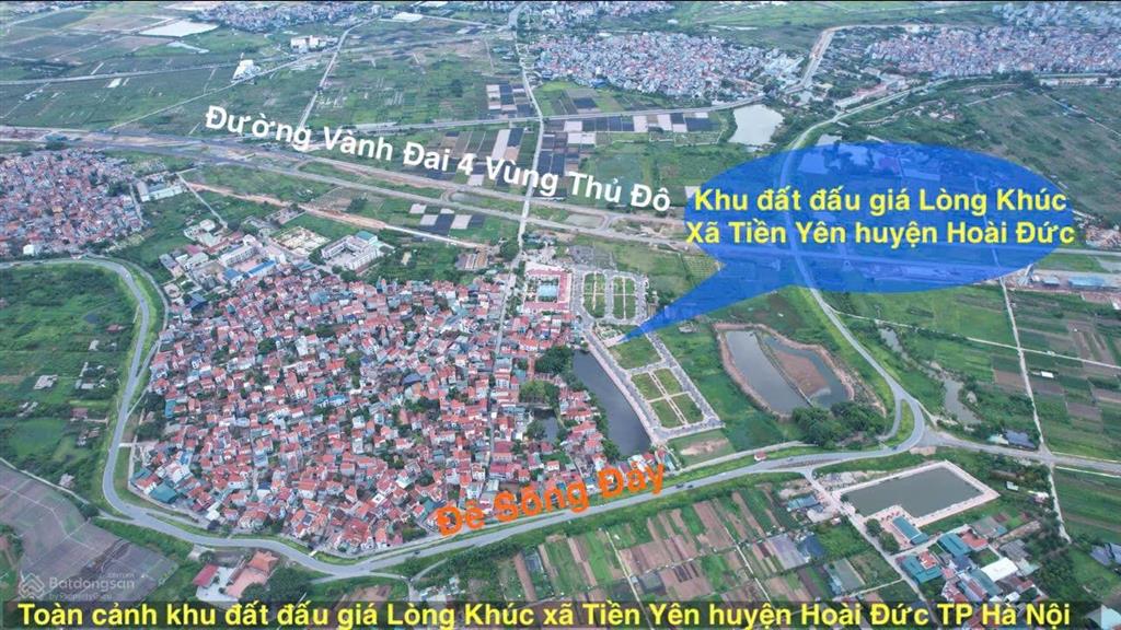 Bán đất đấu giá khu xứ đồng lòng khúc, xã sơn đồng, thành phố hà nội