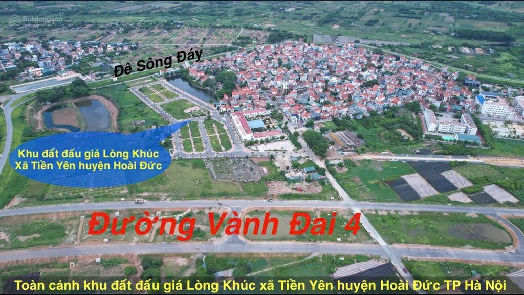 Bán đất đấu giá khu xứ đồng lòng khúc, xã sơn đồng, thành phố hà nội