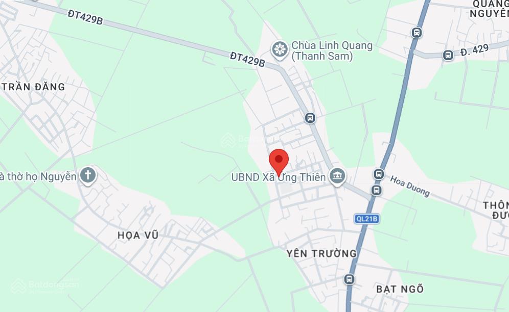 Bán đất đấu giá lk4  11 tại thôn yên trường, xã ứng thiên tp hà nội xã trường thịnh, huyện ứng hoà