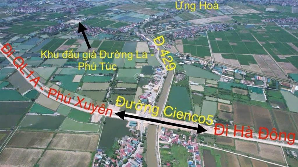 Bán đất đấu giá thôn đường la, phú túc, xã phựợng dực phú xuyên hà nội