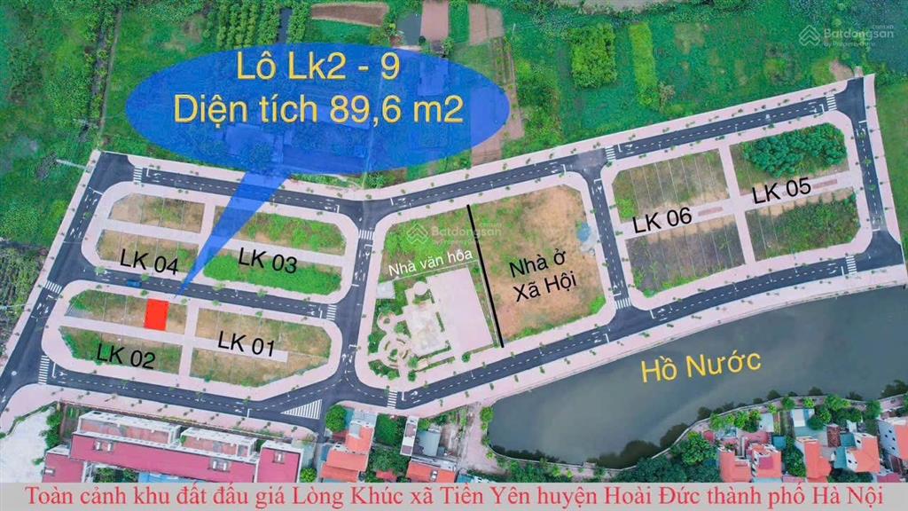 Bán đất đấu giá khu xứ đồng lòng khúc xã tiền yên,huyện hoài đức.