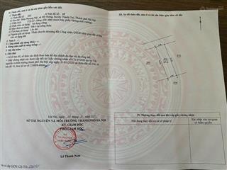 Bán lô đất thổ cư thôn phượng mỹ, tam hưng, thanh oai, hà nội