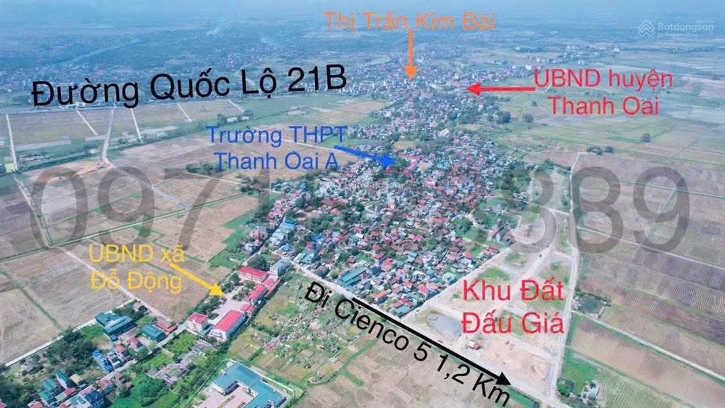 Bán đất đấu giá đỗ động  thanh oai  hà nội