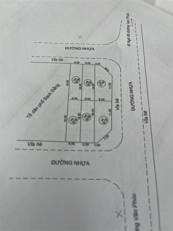 Bán đất đấu giá vạn phúc hà đông