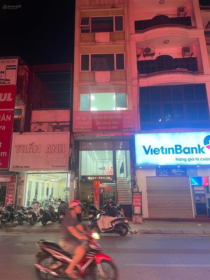 Cho thuê mặt bằng kinh doanh 274a phố lạc trung