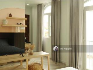 Dòng tiền 50tr/th, nhà 2 mặt hẻm trước sau huỳnh văn bánh, pn  dt 4.9x13m, 5 tầng 9pn  10 tỷ
