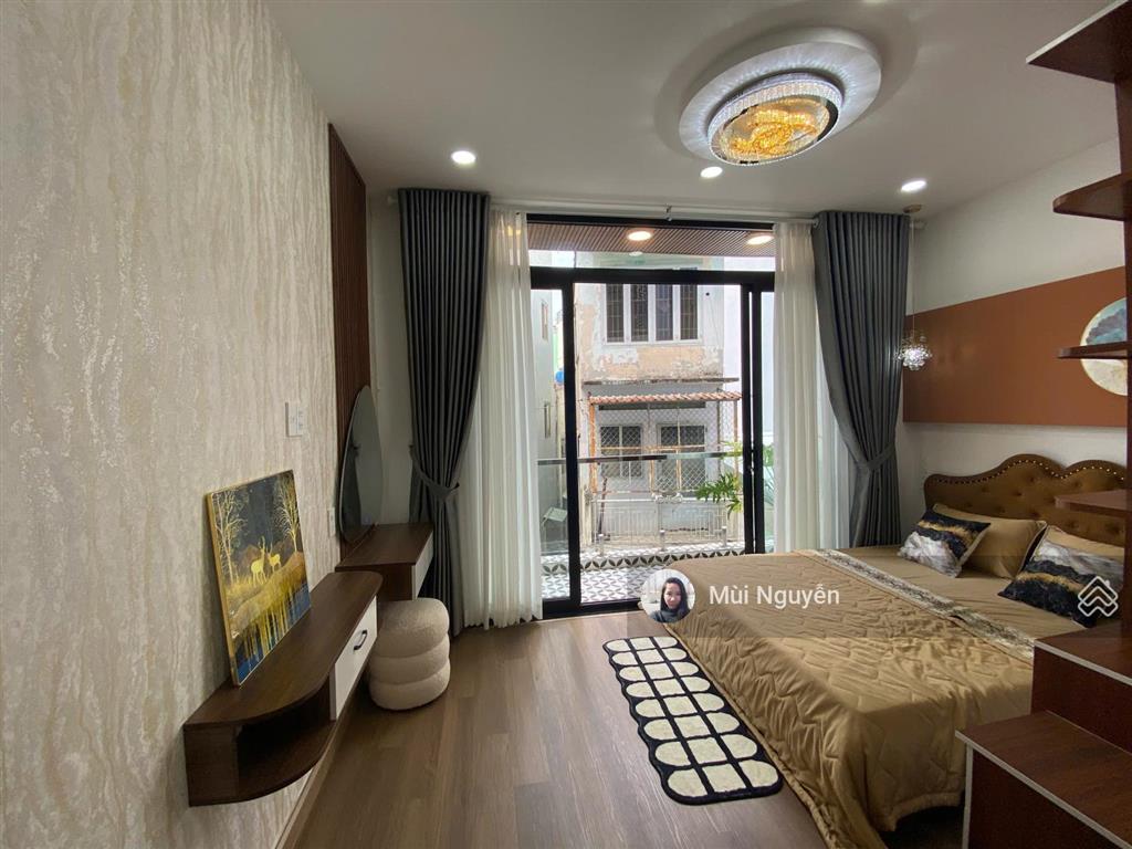 Nhà mới full nội thất hẻm thông tứ phía phan đình phùng  nh 6.4x11.5m, 4 tầng 5pn  9.9 tỷ