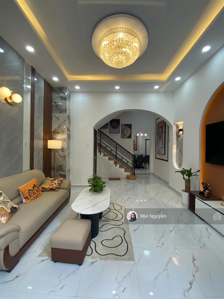 Nhà mới full nội thất hẻm thông tứ phía phan đình phùng  nh 6.4x11.5m, 4 tầng 5pn  9.9 tỷ
