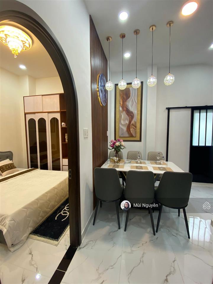 Nhà mới full nội thất hẻm thông tứ phía phan đình phùng  nh 6.4x11.5m, 4 tầng 5pn  9.9 tỷ