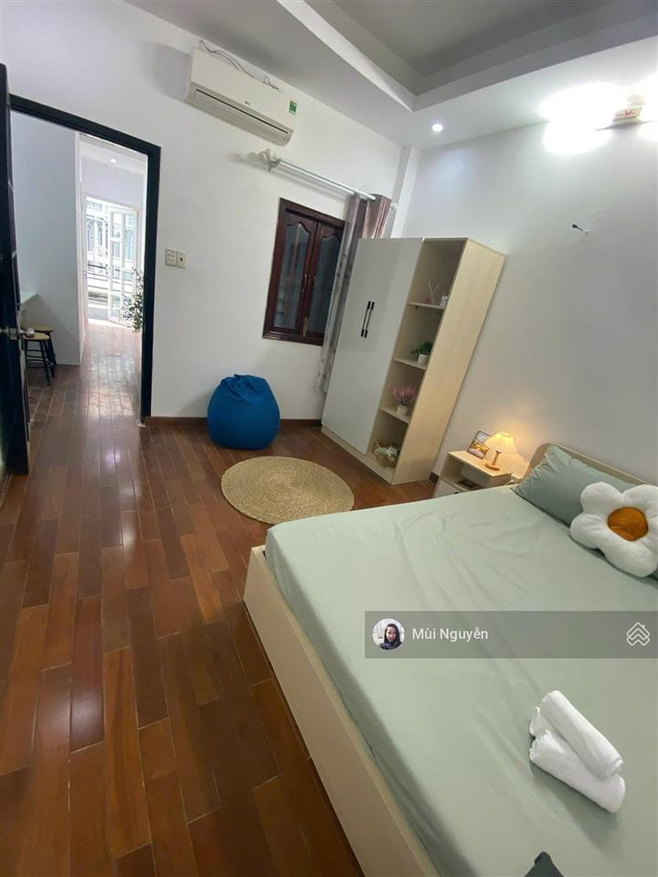 Cho thuê 2 phòng ngủ ban công 60m2 full nội thất  hxh nguyễn thái bình, p12, tân bình  9tr8/tháng
