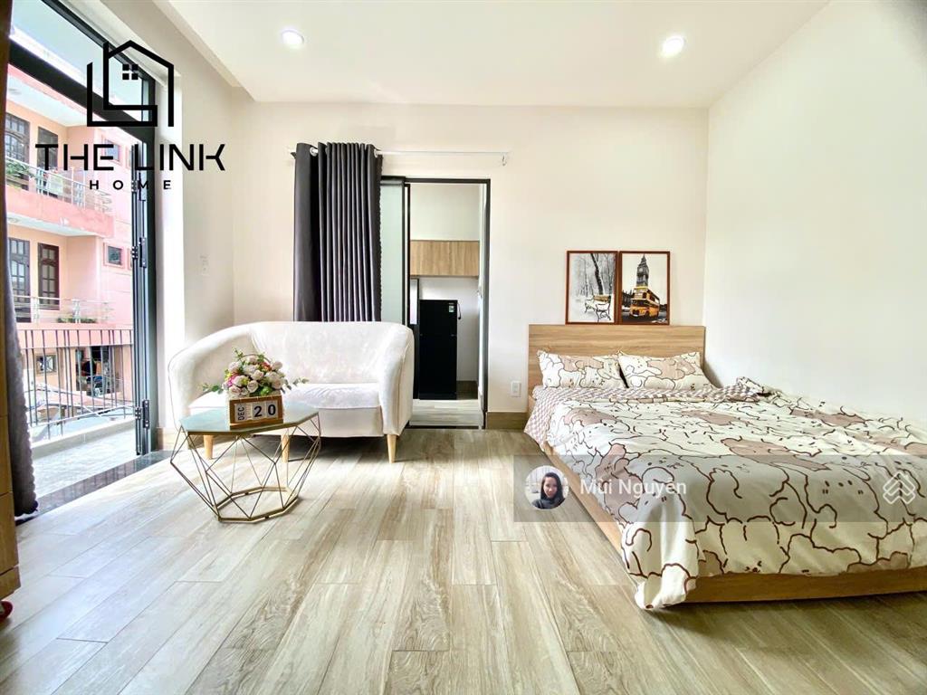 Cho thuê 1 phòng ngủ ban công 30m2  ung văn khiêm, bình thạnh  giá 8tr6