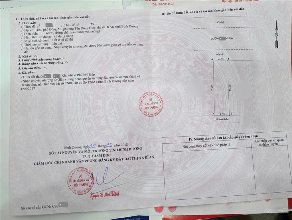 Đất đẹp kdc phú mỹ hiệp, ngay cổng kcn tân đông hiệp b, đối diện chung cư bcons solary đang xây