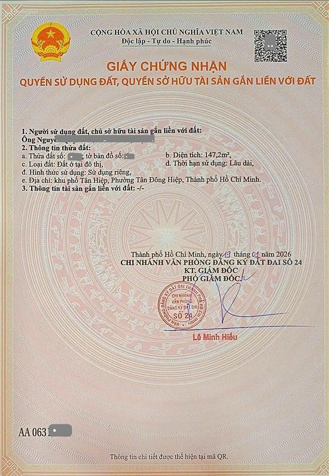 Đất rẻxây tự dokhu tái định cư đối diện khu di tích hố lang147,2m2 (6x25m)4ty200 còn bớt