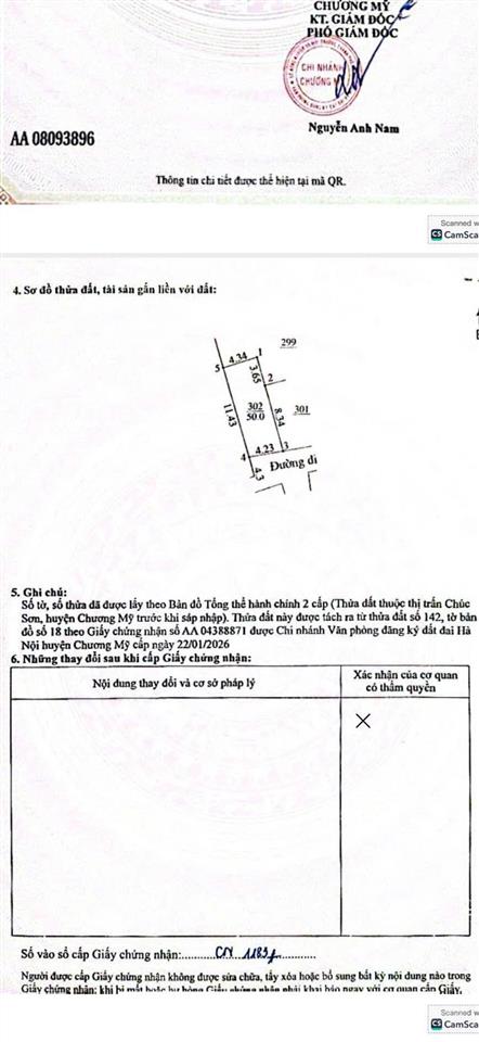 Chính chủ cần bán lô đất dt50m tại ninh sơn chúc sơn (phường chương mỹ) hà nội. giá đầu tư 3,4 tỷ