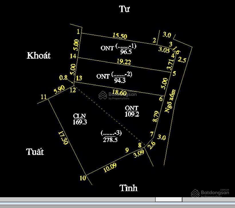 Chính chủ cần bán lô đất dt96,5m tại trung hòa, trường yên, chương mỹ, hà nội. giá 1,9 tỷ