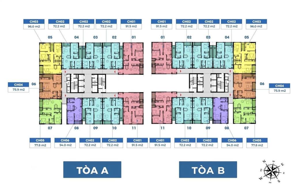 Chính chủ bán căn 72m2 charm an hưng mặt đông bắc toà a giá rẻ nhất