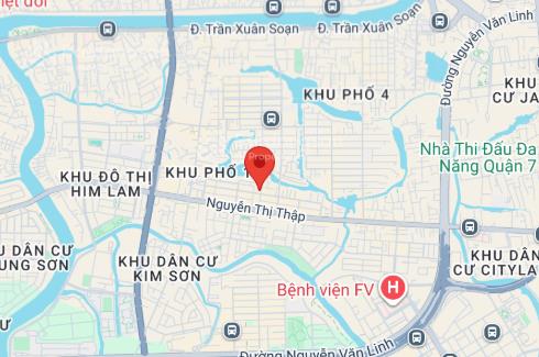 Bán đất mặt tiền đường 79 p. tân quy trung tâm quận 7 tiện xây mới  giá chỉ 15,3tỷ nguyễn thị thập
