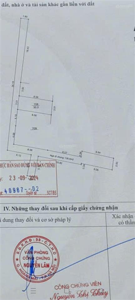 Bán nhanh lô đất phố thanh lân  vĩnh hưng  hoàng mai sổ riêng 30m2 mặt tiền = hậu 3,51m giá 5,5tỷ