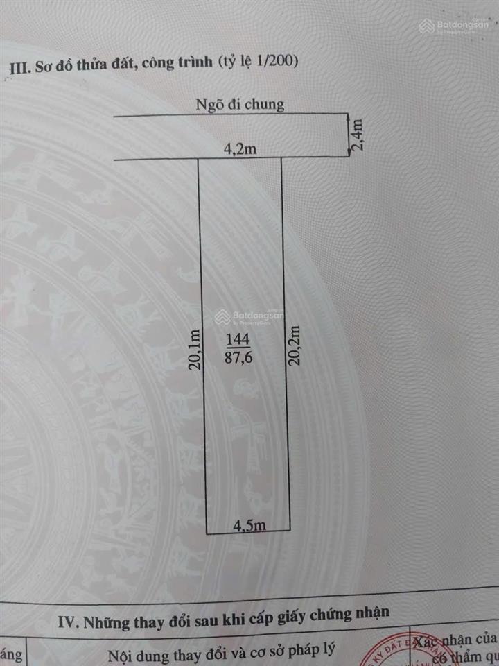 Bán đất tại ngô gia tự, 3,5 tỷ, 88m2, pháp lý đầy đủ, giá cực chất uy tín