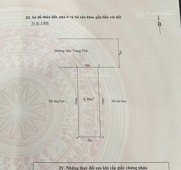 Lô đất mặt đường mai trung thứ ngay công viên cây lim, mặt tiền 5m, vị trí kinh doanh đẹp.(45)