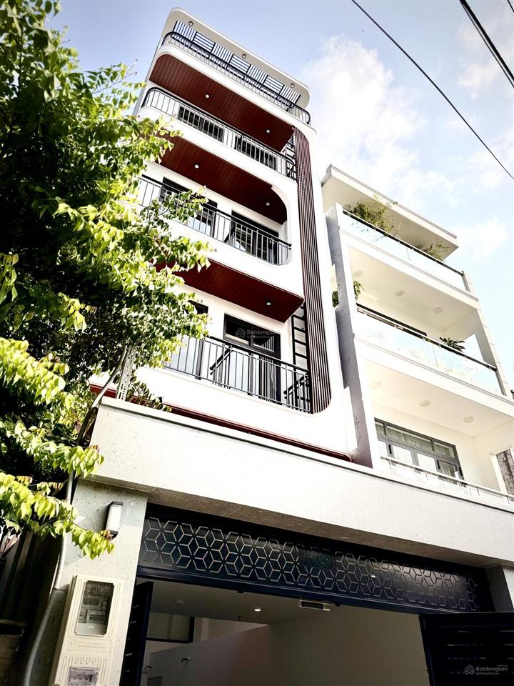Chdv 6 lầu  ngang 5,10m  22m  dtsd 111.5m dts 405,5m bùi quang là p12 (củ) mới (paht) gò vấp