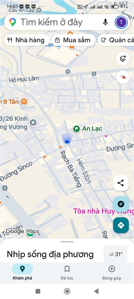 Bán nền nhà phố đường sinco xe tải tới tận cửa. 80m2 giá 6tỷ