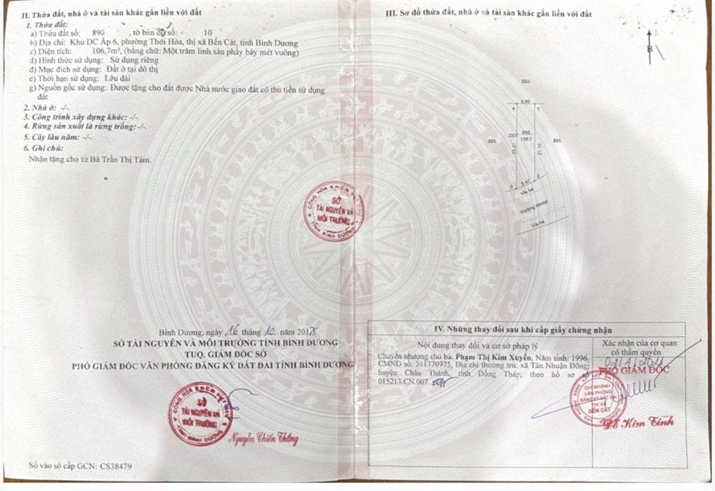 Cần bán nhà và thiện chí bán nhanh nhà lầu sổ sẵn mỹ phước 3 bến cát bình dương.  0937 948 ***