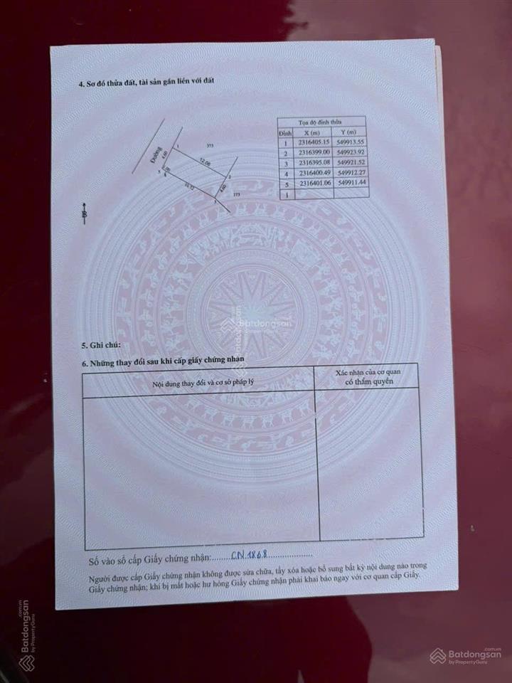 Bán đất thôn 14 nghĩa trụ hưng yên 55m2, giá 80tr/m2