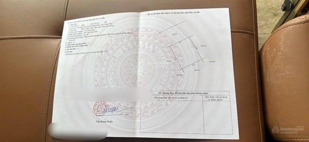 Bán đất đấu giá hoàn long đông tảo hưng yên 100m² giá 45tr/m2