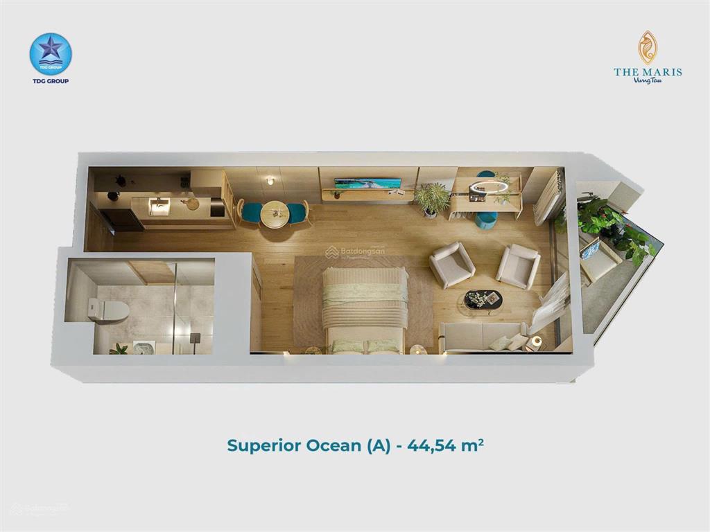 Bán căn hộ the maris vũng tàu, giá 3 tỷ 25, tặng gói nội thất 400 triệu, ưu đãi lên đến 300 triệu